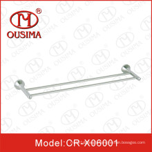 Wall Mounted Stainless Steel Double Square Shower Room Towel Bar